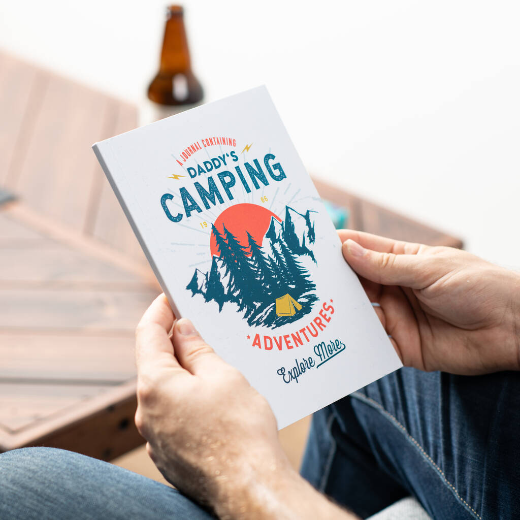 Personalised Camping Journal Notebook, 1 of 6
