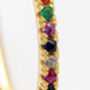 Stacking Rainbow Ring For Women 18ct Gold Plated, thumbnail 7 of 7