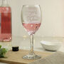 Personalised Mother Of The Groom Wine Glass, thumbnail 1 of 2