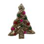 Kitsch Beaded Christmas Tree Brooch, thumbnail 2 of 4