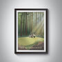 Go Geocaching Travel Poster Art Print, thumbnail 1 of 8