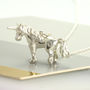 Personalised Unicorn Necklace, thumbnail 2 of 9