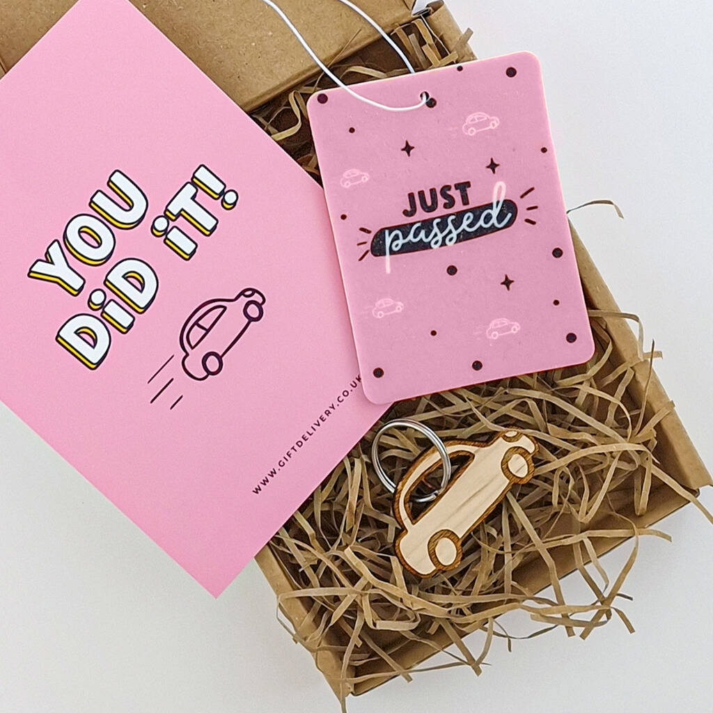 Congratulations Driving Test Passed Greeting Card Gift By Gift Delivery