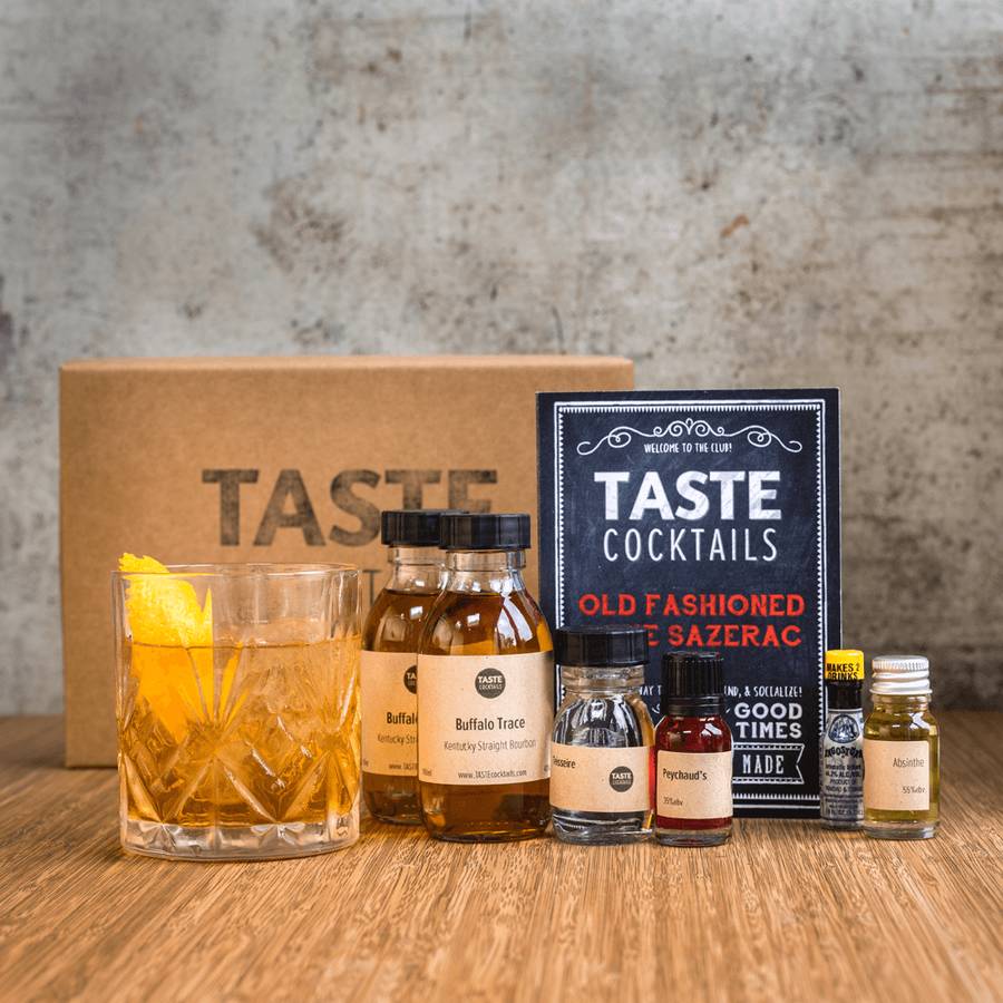 Old Fashioned And Sazerac Cocktail Kit By Taste Cocktails