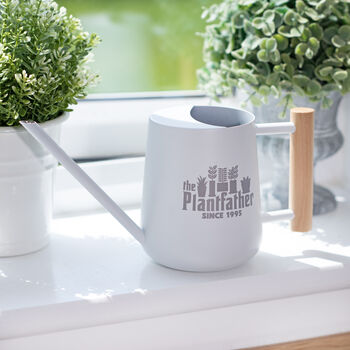 Personalised 'The Plantfather' Home Indoor Watering Can, 3 of 4