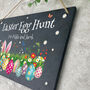 Personalised Colourful Easter Slate Hanging Sign 25 X 15cm, thumbnail 2 of 6
