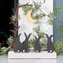 Moonlight Bunnies Tea Light Holder, thumbnail 1 of 3