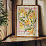 March Birth Month Flower Art Print, thumbnail 1 of 6