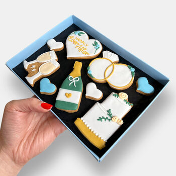 Personalised Wedding Gift Letterbox Cookies, 2 of 9