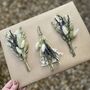 Dried Lavender Wedding Buttonhole, thumbnail 1 of 2