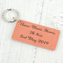Personalised Leather Key Ring, thumbnail 2 of 3