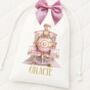 Personalised Polar Express Double Drawstring Bag, thumbnail 2 of 2