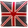 Large Union Jack Cushion In Hand Embroidered Wool, thumbnail 3 of 5