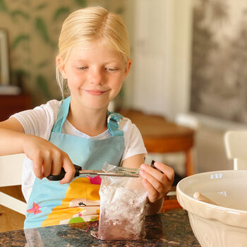 Personalised Kids Mermaid Baking Kit With Apron, 3 of 9