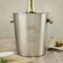 Personalised Date Stainless Steel Ice Bucket – Perfect Wedding Gift, thumbnail 3 of 5