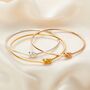 Personalised Tie The Knot Bangle, thumbnail 1 of 4