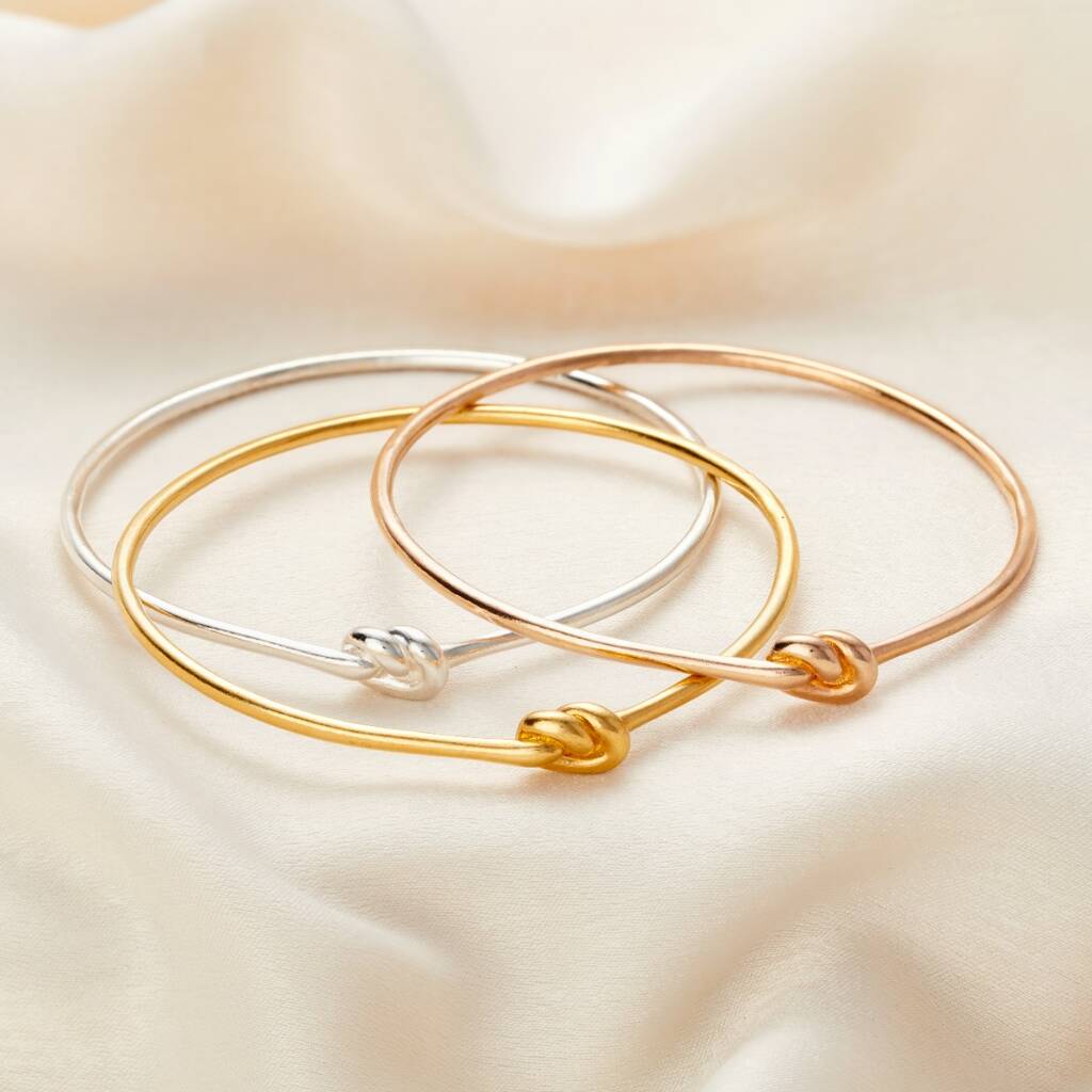 Personalised Tie The Knot Bangle, 1 of 4