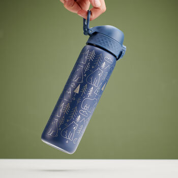 Personalised Bear And Mountains Children's School Ion8 Water Bottle, 3 of 8