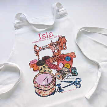 Personalised Sewing Apron, 9 of 9