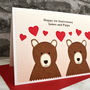 'Bears' Personalised Anniversary Card, thumbnail 3 of 4