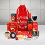 Festive Fanfare Christmas Food Hamper With Red Wine, thumbnail 1 of 4