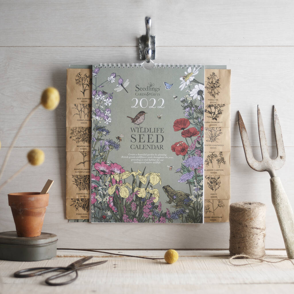 Deluxe 2022 Seed Calendar Wildlife Edition, 1 of 3