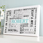 Personalised Word Cloud Typographic Art, thumbnail 6 of 9