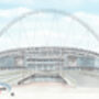 New Wembley Way Stadium Art Print, thumbnail 2 of 3