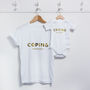 Personalised Coping Crying Mother's Day T Shirt Set, thumbnail 1 of 2