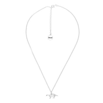 Personalised Sterling Silver Ferret Necklace, 2 of 7