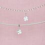 Sterling Silver Four Leaf Clover Charm, thumbnail 1 of 7