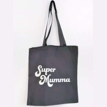 'Super Mumma' Shopper Tote Bag, 6 of 7