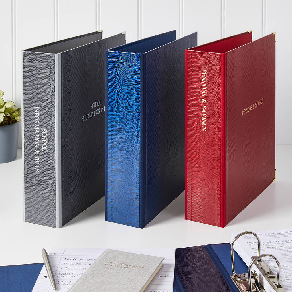 Personalised Lever Arch File By Harris & Jones Ltd