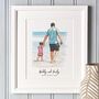 Daddy And Me Illustration, thumbnail 10 of 11
