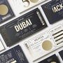 Personalised Dubai Boarding Pass Holiday Reveal Voucher, thumbnail 9 of 9
