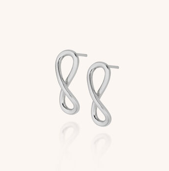 Infinity Stud Earrings, 2 of 3