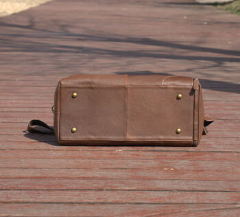 Leather Weekend Bag, 8 of 12