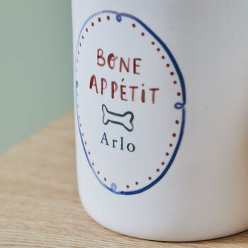 Personalised Bone Appétit Pet Jar, 3 of 4