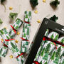Luxury Green Christmas Tree Crackers Set Of Eight, thumbnail 4 of 4