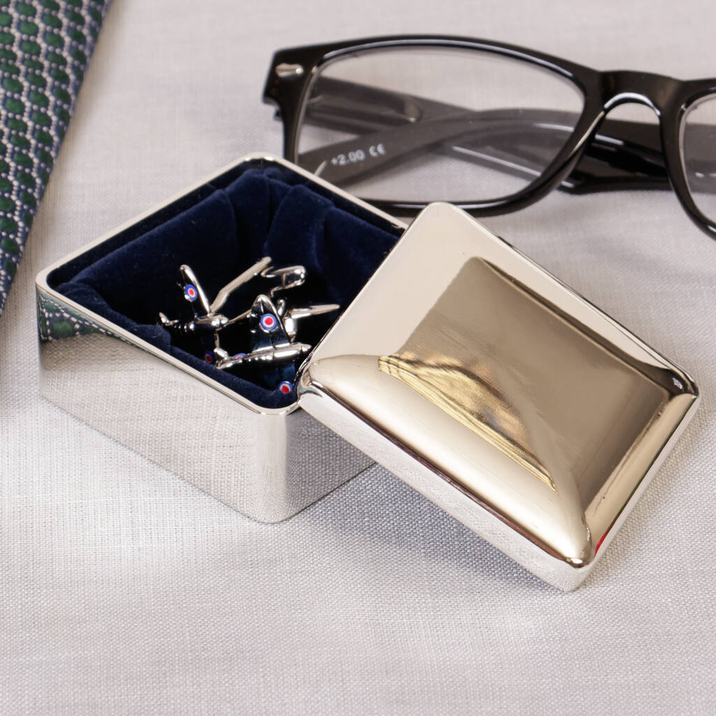 personalised silver keepsake box by dibor