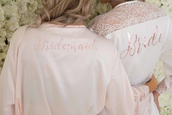 Olivia Non Personalised Blush Robe, 3 of 3