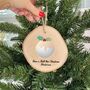 Personalised Golf Christmas Pudding Decoration, thumbnail 1 of 2