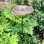 Copper Lily Pad Sculpture With White Flower, thumbnail 4 of 6