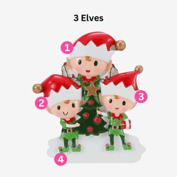 Elf Christmas Tree Decoration Christmas Ornament, 3 of 7