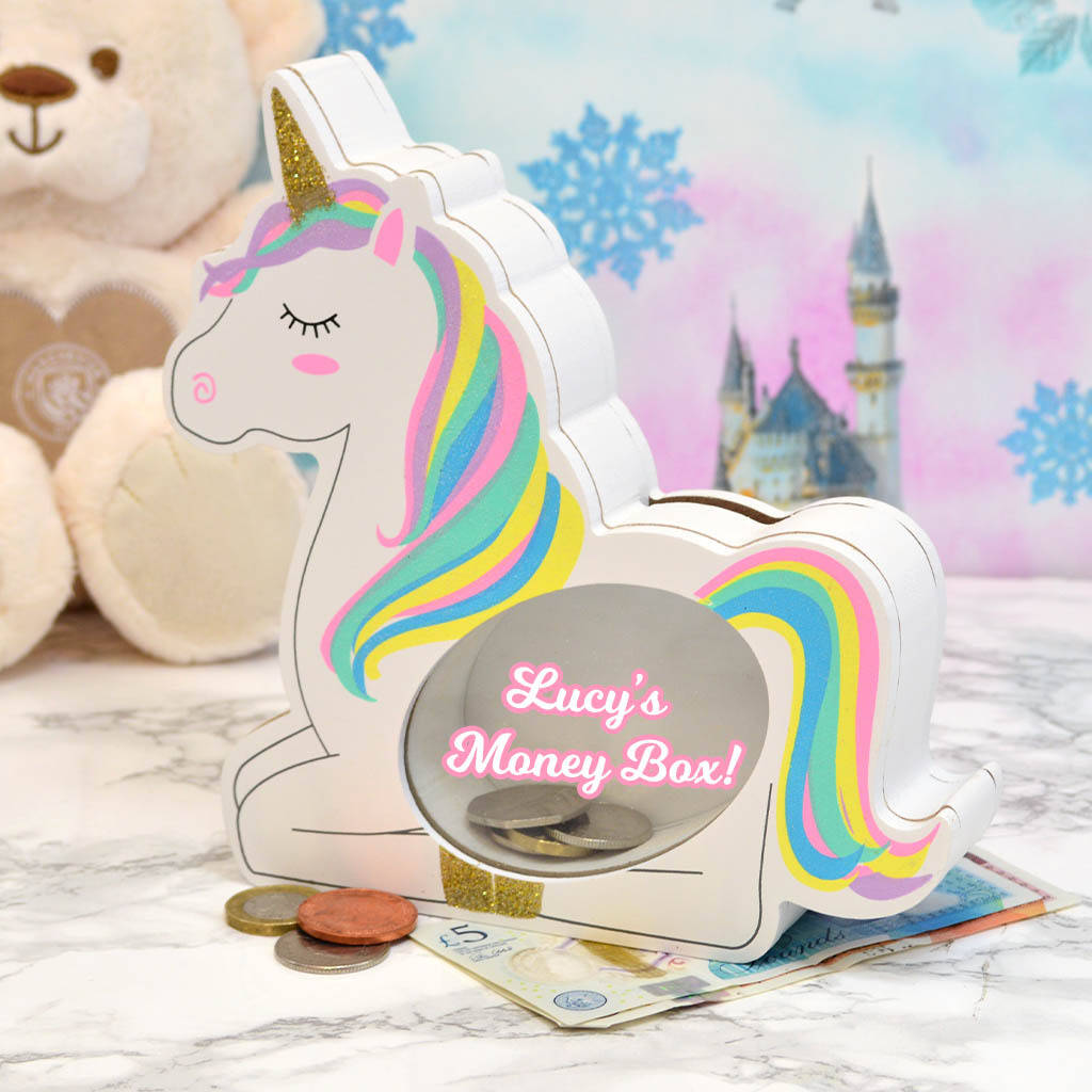 personalised unicorn toy box