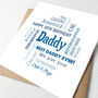 Personalised Birthday Card For Daddy, thumbnail 2 of 2