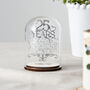 25th Silver Anniversary Personalised Keepsake Dome, thumbnail 1 of 4