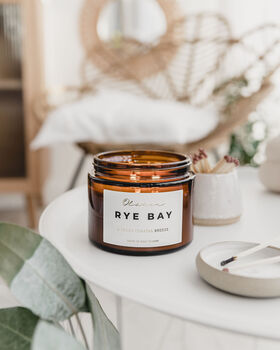 Rye Bay Large Triple Wick Candle, 2 of 2