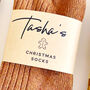 Personalised Christmas Sock Gift Choice Of Six Colours, thumbnail 5 of 10