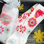 Bright Floral And Owl Children's Tights, thumbnail 1 of 2